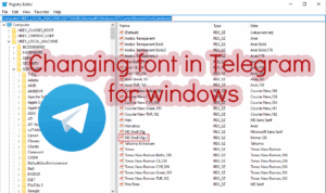 How to change font in telegram for windows-Fix tiny Khmer font size