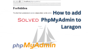 How to add PhpMyAdmin to Laragon